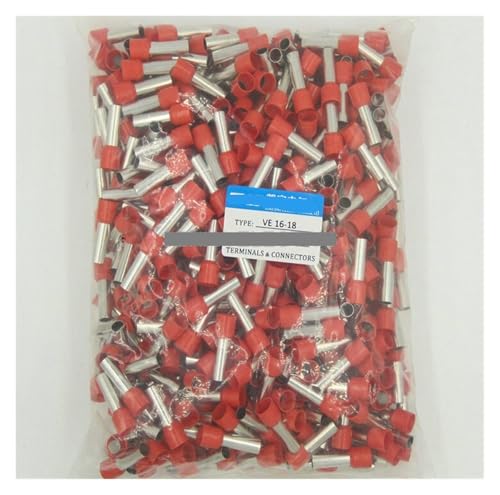 E16-18 500pcs/lot color copper ferrule crimp terminal Cord End Insulated Terminals E16-18 500pcs/lot color copper ferrule crimp terminal Cord End Insulated Terminals von FQHIDMOMX