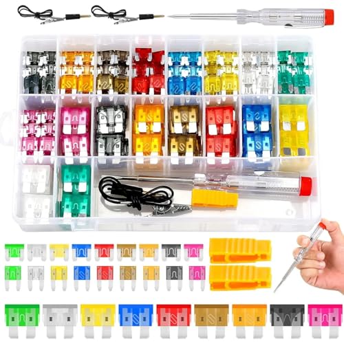 Fuse Assortment Kit,306pcs Car Boat Truck SUV Auto Automotive Assorted Replacement Blade Fuses & & Low Profile Fuse Assortment Kit,306pcs Car Boat Truck SUV Auto Automotive Assorted Replacement Blade Fuses & & Low Profile von FQHIDMOMX