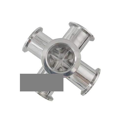 KF16 Vacuum Equal Five-way pipe 304 Stainless Steel Vacuum Pipe Adapter von FQHIDMOMX