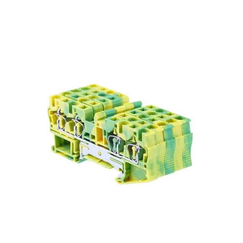 PE Din Rail Terminal Blocks ST-4 PE Connectors Pull Type Four Conductor Spring Ground Wire Conductor 10PCS PE Din Rail Terminal Blocks ST-4 PE Connectors Pull Type Four Conductor Spring Ground Wire Conductor 10PCS von FQHIDMOMX