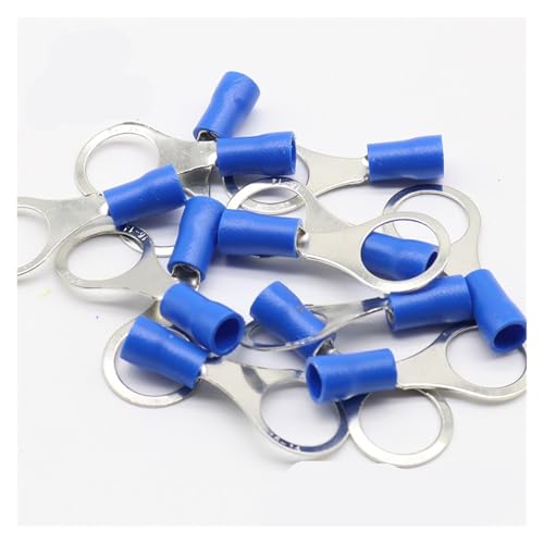 RV2-10 Blue Ring insulated terminal Cable Wire Connector suit 1.5-2.5mm cable Crimp Terminal 100PCS/Pack RV2.5-10 RV RV2-10 Blue Ring insulated terminal Cable Wire Connector suit 1.5-2.5mm cable Crimp Terminal 100PCS/Pack RV2.5-10 RV von FQHIDMOMX