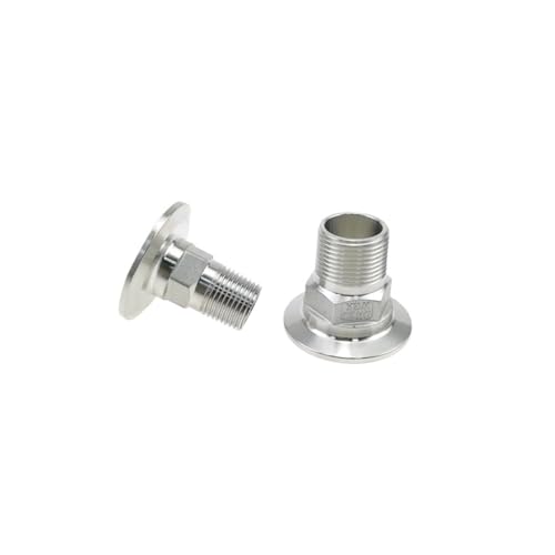 SS304 Stainless Steel 3/4" BSPT Male Threaded X 1.5 inch Tri Clamp Adapter SS304 Stainless Steel 3/4" BSPT Male Threaded X 1.5 inch Tri Clamp Adapter von FQHIDMOMX