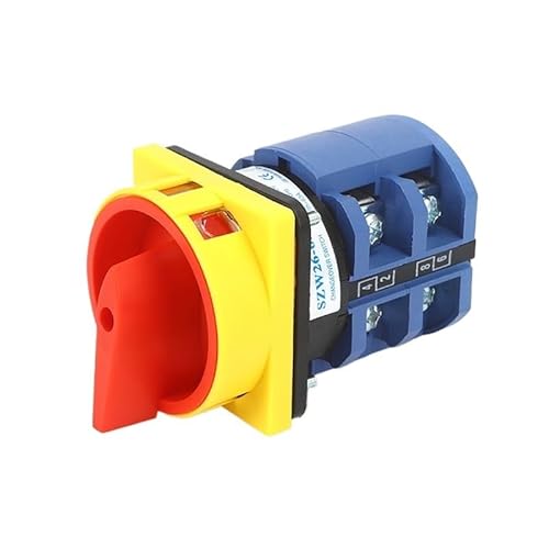 SZW26-63 2GS 64X64mm Panel 2 Phase 8 Screws 63A Power Cut-off Padlock Combination Control Select Switch von FQHIDMOMX