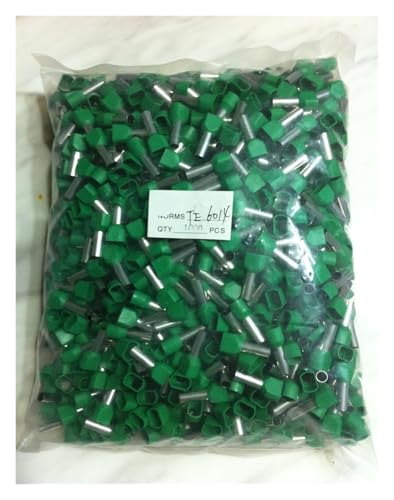 TE6014 Twin Dual Entry Wire Bootlace Ferrules 2 X 6.0mm2, 14.0mm Pin Length For 2 X 10 AWG TE6014 Twin Dual Entry Wire Bootlace Ferrules 2 X 6.0mm2, 14.0mm Pin Length For 2 X 10 AWG von FQHIDMOMX