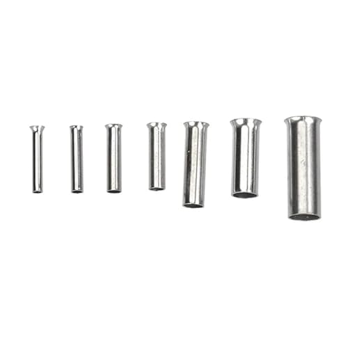Uninsulated Cable Sleeves Metal Wire End Ferrules Set Wire End Crimp Pin End Terminals Connectors 600pcs/set von FQHIDMOMX