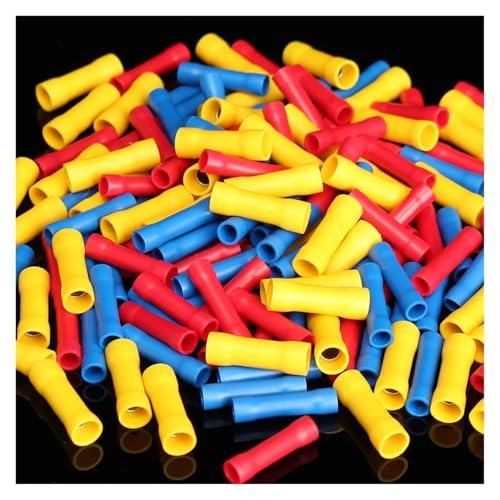 Yellow Blue Red Electrical Tools 50Pcs Insulated Butt Wire Connector Crimp Terminal 10-22AWG 0.5-6.0mm PVC Kit Yellow Blue Red Electrical Tools 50Pcs Insulated Butt Wire Connector Crimp Terminal 10-22AWG 0.5-6.0mm PVC Kit von FQHIDMOMX