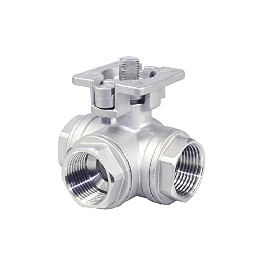 3/4" SS304 Edelstahl Hochplattform Dreiwege-Kugelhahn T/L Typ Innengewinde 3/4" SS304 Edelstahl Hochplattform Dreiwege-Kugelhahn T/L Typ Innengewinde von FQJYXWEWL