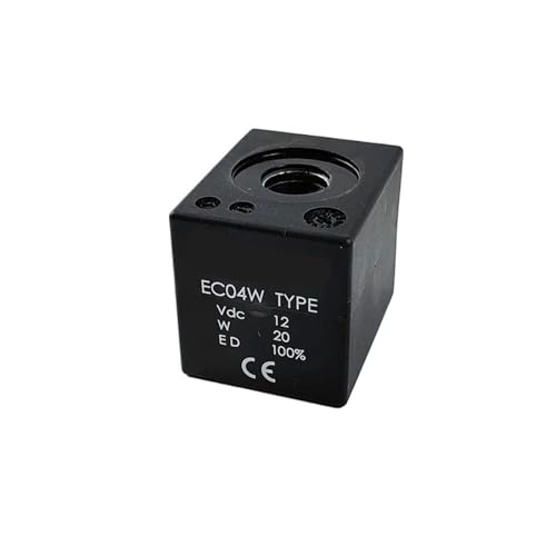 EC-04W Magnetspule, Pumpe, LKW, Kran, luftgekühltes Motor-Richtungsventil, DC 12 V/24 V/26 V/28 V, AC 110 V/220 V (DC 12 V 3-polig) von FQJYXWEWL