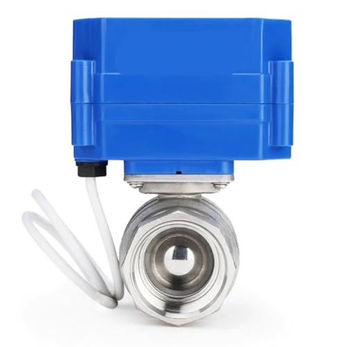 Elektrischer Kugelhahn aus Edelstahl, 1,9 cm (3/4 Zoll), mit vollem Anschluss, 9–24 V AC/DC_Other_CR04 (NPT(verwendet in den USA)-OTHER-CR04) von FQJYXWEWL