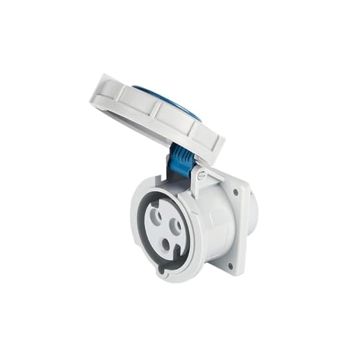 FQJYXWEWL 16A 32A Kombi-Steckdose für die Luftfahrtindustrie, wasserdicht, explosionsgeschützt, IP67(3 Core 16A Concealed Socket SFK 218) von FQJYXWEWL