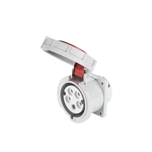 FQJYXWEWL 16A 32A Kombi-Steckdose für die Luftfahrtindustrie, wasserdicht, explosionsgeschützt, IP67(5 Core 16A Concealed Socket SFK 228) von FQJYXWEWL