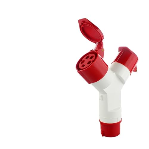 FQJYXWEWL Multifunktionale Industrie-Steckdose mit drei Wegen, in Y-Form, 1013/1023, wasserdicht, 3 Kabel, 4 Drähte, 5 Drähte, 16A32A (1025 2 5 Core 32a One to Two) von FQJYXWEWL