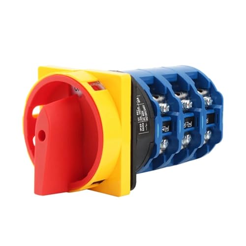 FQJYXWEWL Nockenschalter, drehbar, universell, dreipolig, silberfarbener Kontakt, Spannungs-Vorhängeschloss, LW26GS-160/3 LW28 YMW26GS-160A FQJYXWEWL Nockenschalter, drehbar, universell, dreipolig, silberfarbener Kontakt, Spannungs-Vorhängeschloss, LW26GS-160/3 LW28 YMW26GS-160A von FQJYXWEWL