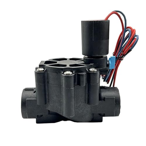 Wasser-Magnetventil, 220 V, 12 V, 24 V, normalerweise geschlossenes Nylonventil für Landschaftsbewässerung im Bauernhof, Garten, Landschaftsbewässerung (Gleichstromverriegelung (6–20 V), 1,3 cm von FQJYXWEWL