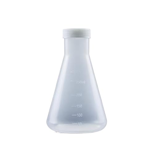 50ml to 1000ml Lab Plastic erlenmeyer flask conical container bottle with screw cap for laboratory experiment(1000ml 1pcs) von FQSWM