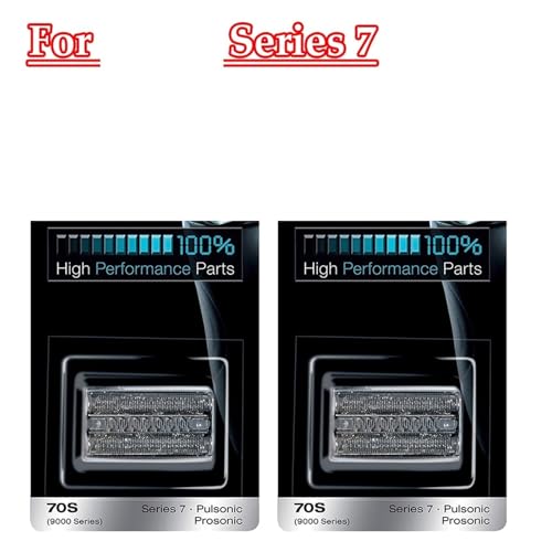 Ersatz-Scherfolienkopf, Folienkassette, 70S-Ersatz-Scherfolienkopf, Kompatibel Mit Braun, Serie 7 720, 720s-3, 720s-4, 720s-5, 730, 70S-Rasiermesser(2pcs 70s) von FQTTRWYHV