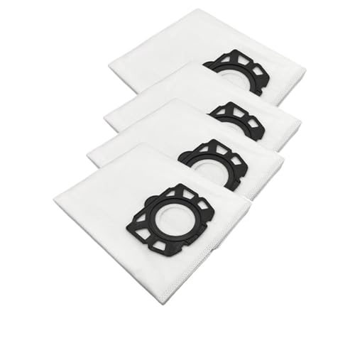 Ersatz-Staubbeutel Kompatibel, Kompatibel Mit Kärcher, WD4 WD5 WD6 MV4 MV5 MV6 Nass- Und Trockensauger-Zubehör, Staubsaugerbeutel, Ersatzteile(4pcs) von FQTTRWYHV