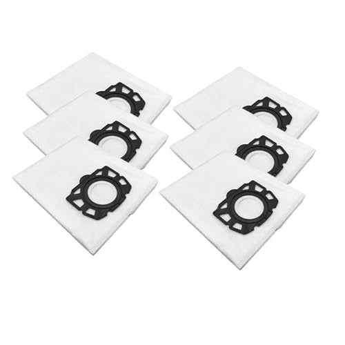 Ersatz-Staubbeutel Kompatibel, Kompatibel Mit Kärcher, WD4 WD5 WD6 MV4 MV5 MV6 Nass- Und Trockensauger-Zubehör, Staubsaugerbeutel, Ersatzteile(6pcs) von FQTTRWYHV
