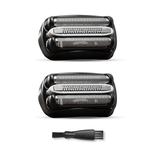 Ersatzköpfe, kompatibel mit Rasierapparaten der Serie 3 von Braun, kompatibel mit Rasierapparaten der Serie S3 3000s, 3010s, 3040s, 3050cc, 3070cc, 3080s(2pcs) von FQTTRWYHV