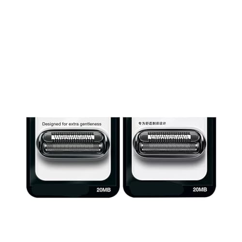 Ersatzkopf For Elektrorasierer, Taschenrasierkopf, Rasierklinge For Herrenbart, Kompatibel Mit Braun, 20 MB For X-Serie M1011, Mini-Rasierer, Rasiermesser(2pcs) von FQTTRWYHV