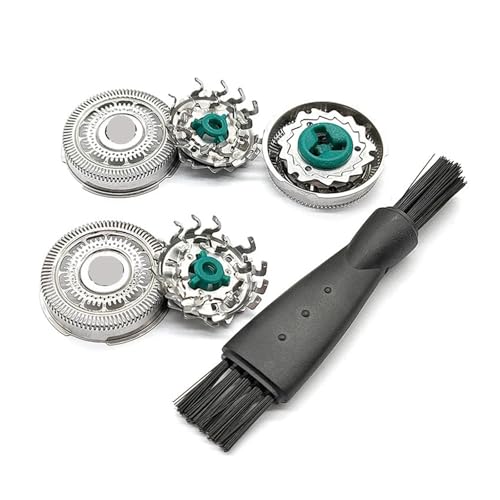 RQ12 SH90 Ersatz-Rasierklingenköpfe, Kompatibel Mit Philips, Serie S9000, S9090, S9031, S9111, S9531, S9551, S9711, S9712, S9721, S9731, S9733, S9800, RQ12 SH90 Ersatz-Rasierkopf-Set(2pcs) von FQTTRWYHV
