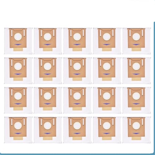 Staubbeutel, Kompatibel Mit Ecovacs, Kompatibel Mit DEEBOT, T9 T9 AIVI OZMO T8 AIVI T8 Max T8 Series N8 Pro Plus N8 Pro Zubehör Roboterstaubsauger Ersatzteile, Ersatzteile Zubehör(20PCS Dust Bag) von FQTTRWYHV