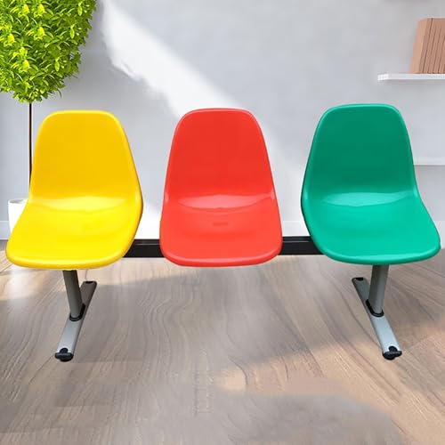 FQWYNMZ Wartezimmerstühle, Empfangsbank, Wartebereichsstuhl mit Rückenlehne, Geeignet for Friseursalons, Kliniken, Bibliotheken, Schulen, Stadien, Basketballplätze von FQWYNMZ