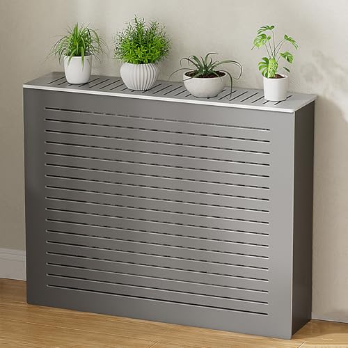 Moderne Heizkörperabdeckung, Dampfheizkörper-Regaldekoration, Heizkörperverkleidung Fur Heizkörper, PVC-Konstruktion, Verstecken von Überladenen Rohren(90x80x25cm/35x28x10in) von FQWYNMZ