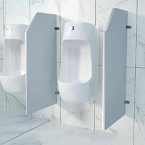 Wandmontierter Urinal-Trennwand, Männer-Urinal-Sichtschutz, Toilettentrennwand, Urinal-Trennwand-Trennwand, Zusätzlicher Schutz und Privatsphäre, für Öffentliche Räume/Badezimmer/Hotel ( Size : 4pcs ) von FQWYNMZ