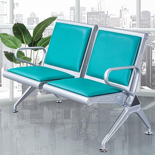 Wartezimmerstühle, Wartezimmerbank-Set, 2-Sitzer-Büro-Gästeempfangssitz mit Rückenlehnen und Armlehnen, Büromöbel-Lobby, Kaltgewalztes Stahlmaterial, Flughafen, Krankenhaus, Bank, Friseursalon(Green) Wartezimmerstühle, Wartezimmerbank-Set, 2-Sitzer-Büro-Gästeempfangssitz mit Rückenlehnen und Armlehnen, Büromöbel-Lobby, Kaltgewalztes Stahlmaterial, Flughafen, Krankenhaus, Bank, Friseursalon(Green) von FQWYNMZ