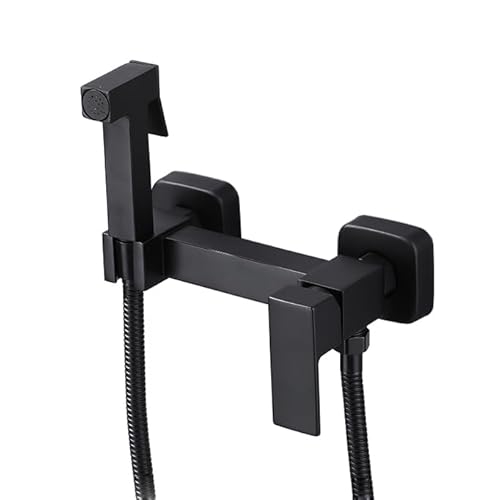 Bidet Handbrause FüR Toilette Bidet Handbrause Waschbecken Handbrause Bidet 1/2 Einhebelmischer Warm Und Kaltwasser Schwarz Quadrat Bidet Handbrause FüR Toilette Bidet Handbrause Waschbecken Handbrause Bidet 1/2 Einhebelmischer Warm Und Kaltwasser Schwarz Quadrat von FQYEP
