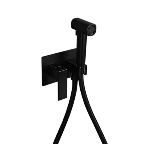 Bidet Handbrause FüR Toilette Unterputz Wc-Bidet Handbrause Set Hange Bidet Alles Kupfer Heiß Und Kalt Gemischt Schwarz Bidet Handbrause FüR Toilette Unterputz Wc-Bidet Handbrause Set Hange Bidet Alles Kupfer Heiß Und Kalt Gemischt Schwarz von FQYEP