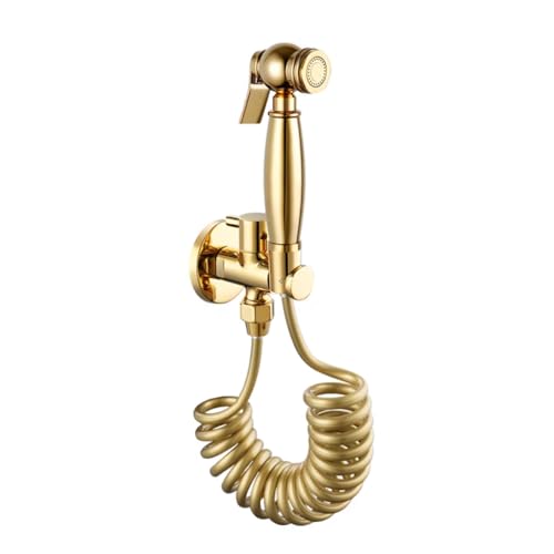 Bidet Handbrause Set FüR Wc Einzelgriff Waschbeckenbrause Mit Schlauch Bidet Dusche Handbrause Komplett Aus Kupfer Gold Zwei Bidet Handbrause Set FüR Wc Einzelgriff Waschbeckenbrause Mit Schlauch Bidet Dusche Handbrause Komplett Aus Kupfer Gold Zwei von FQYEP