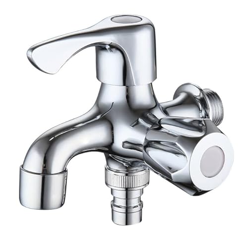 Doppelwasserhahn 1/2 Zoll Garten Wasserhahn Garten Wandmontage AußEnwasserhahn Frostsicher Komplett Aus Kupfer Chrom Seitenventil Doppelwasserhahn 1/2 Zoll Garten Wasserhahn Garten Wandmontage AußEnwasserhahn Frostsicher Komplett Aus Kupfer Chrom Seitenventil von FQYEP