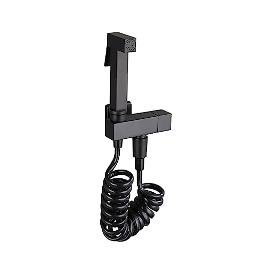 Handbrause FüR Wc Toilette Bidet,Bidet Set Mit Handbrause, Schlauch,Bidet Handbrause,Handbrause FüR Toilette,Vollkupfer-Toilettenspritzpistole Partner Hochdruckspülung,Schwarz Handbrause FüR Wc Toilette Bidet,Bidet Set Mit Handbrause, Schlauch,Bidet Handbrause,Handbrause FüR Toilette,Vollkupfer-Toilettenspritzpistole Partner Hochdruckspülung,Schwarz von FQYEP