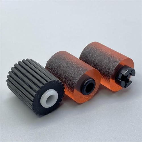 FQkBEX 15x Pickup Roller A00J563600 A5C1562200 kompatibel mit 250 C452 C220 C224E C284 C364 C552 C652 283 363 Maschinenreifen Ersatzteil(5set Pickup Roller) von FQkBEX