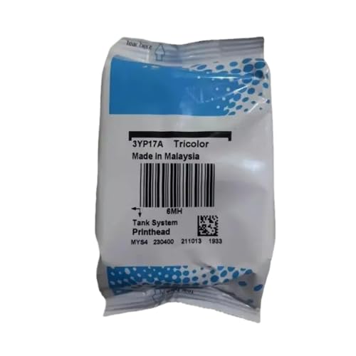 FQkBEX 1PCS X4E75A 3YP17A Druckkopfkompatible Ersatz Kompatibel mit Tank 660 670 700 7300 7600 6000 7000 Serie Inkjet -Drucker(3YP17A Color) von FQkBEX