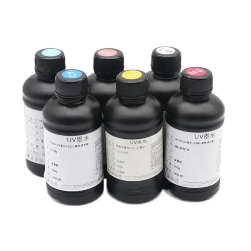 FQkBEX 250 ml LED -Tinte kompatibel mit DX4 DX5 DX6 DX7 DX10 TX800 XP600 PINTHEADS WIRK(Magent Soft) von FQkBEX