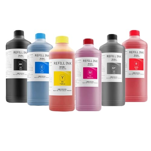 FQkBEX 500 ml Farbstofftinte Nachfüllung kompatibel mit Expression Foto XP-15000 XP-15010 XP-15080 XP8500 XP8600 XP8700 Drucker Arbeiten mit 312xl 314xl 378xl 478xl 01U-Patronen(500ml Dye Ink-Yellow) von FQkBEX