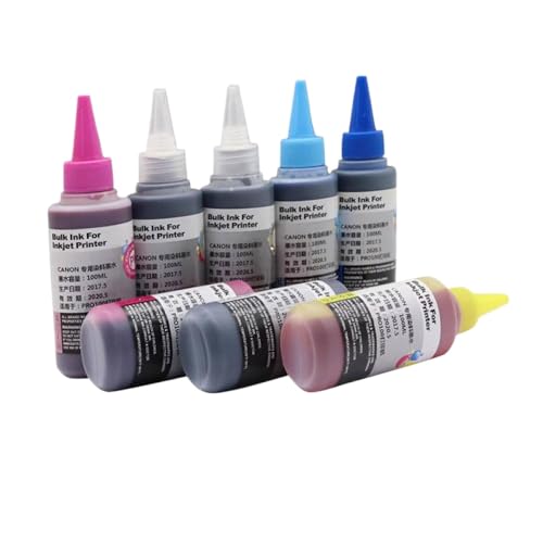 FQkBEX 8Color CLI42 CLI-43 CLI65 Nachfüllbares Tinte kompatibel mit Pro100 Pro100S Pro200 Pro200-Drucker und ähnliche Modelle(1bottle Light Cyan) von FQkBEX