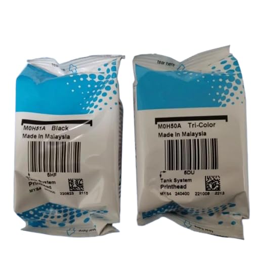 FQkBEX GT51 GT52 M0H50A M0H51A Print -Kopf kompatibel mit Tintenbehälter 310 410 318 319 418 und Drucker GT5822 GT5810 GT5820 kompatibel(A Set(M0H51A M0H50A) von FQkBEX