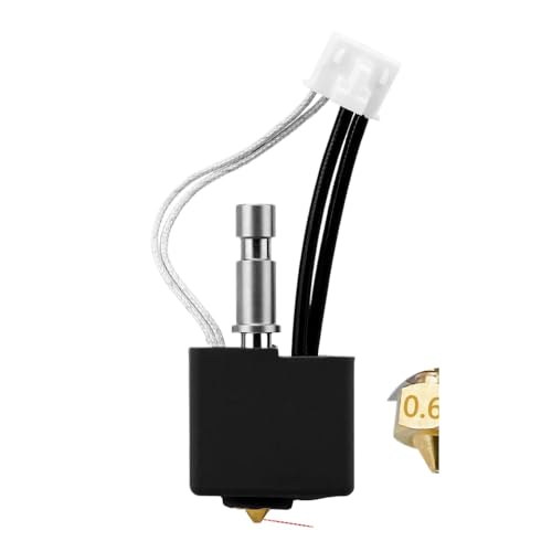 FQkBEX Kobra S1 S1C 3D -Drucker Hotend Heating Block Kit mit Messingdüse 0. 2 0. 4 0. 6 0. 8mm Druckkopfkompatible Ersatzteil(0.6mm hotend kit) von FQkBEX