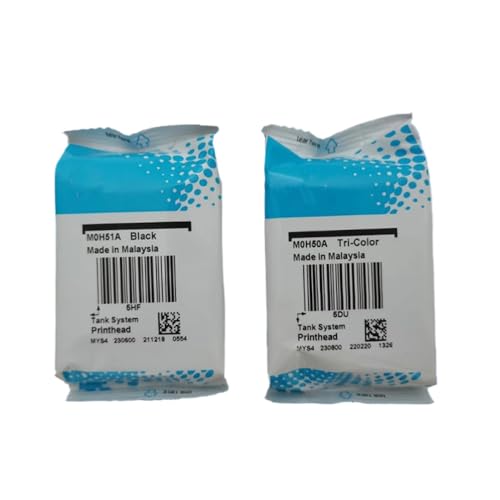 FQkBEX Kompatibler PrinThead 3JB06AA M0H51A M0H50 Kompatibel mit GT5800 GT5820 GT5810 GT5822 Tintentank 300 400 Drucker Ersatzdruckkopf(Color M0H50A) von FQkBEX