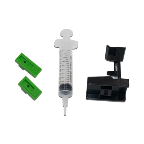 FQkBEX Tinte Nachfüllpatronenclip -Gummi -Pads Werkzeugkit Klemme kompatibel mit GT51 GT51XL GT52 GT5810 GT5820 M0H57A MOH51A MOH50A Printer Modellen(Option B) von FQkBEX