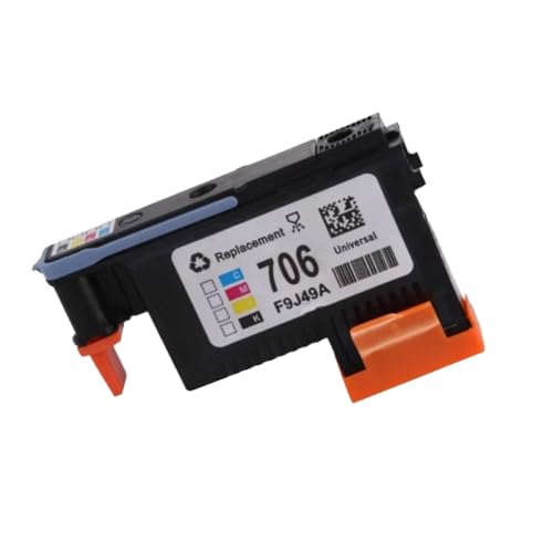 WLX PrinThead 706 F9J49A Universal Print Head kompatibel mit DesignJet D5800 -Drucker und ähnlichen Modellen(Magenta) von FQkBEX