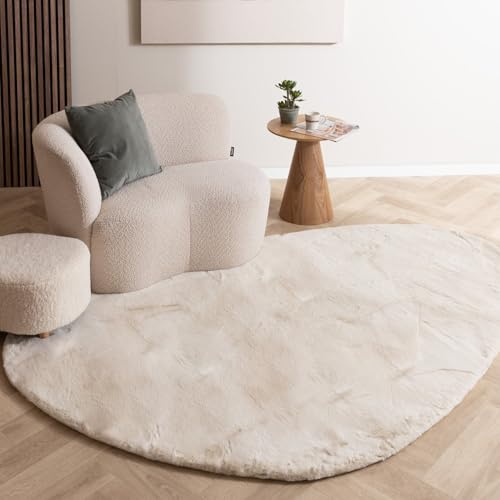 FRAAI | Home & Living Hochflor Teppich - Comfy Supreme Pebble Creme - Einfarbig - Modern, Skandinavisch, Wohnzimmer, Kinderzimmer, Schlafzimmer, Flur, Babyzimmer - Fellteppich - Carpet FRAAI | Home & Living Hochflor Teppich - Comfy Supreme Pebble Creme - Einfarbig - Modern, Skandinavisch, Wohnzimmer, Kinderzimmer, Schlafzimmer, Flur, Babyzimmer - Fellteppich - Carpet von FRAAI | Home & Living