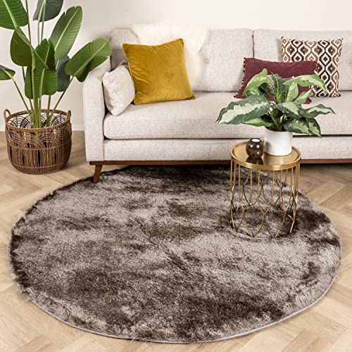FRAAI | Home & Living Hochflor Teppich Rund - Glorious Silber Grau - Shaggy, Einfarbig - Modern, Skandinavisch - Wohnzimmer, Esszimmer, Schlafzimmer - Fellteppich - Carpet FRAAI | Home & Living Hochflor Teppich Rund - Glorious Silber Grau - Shaggy, Einfarbig - Modern, Skandinavisch - Wohnzimmer, Esszimmer, Schlafzimmer - Fellteppich - Carpet von FRAAI | Home & Living