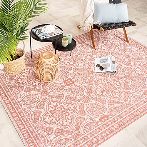 FRAAI | Home & Living In- & Outdoor Teppich - Summer Oriental Rosa 240x330cm - Wetterfest - Synthetik, Polypropylen - Flachgewebe - Balkon, Garten - Terrasse - Carpet von FRAAI | Home & Living