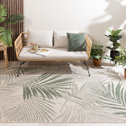 FRAAI | Home & Living In- & Outdoor Teppich - Tiga Palm Grün - Wetterfest - Polypropylen - Flachgewebe - Balkon, Garten/Terrasse - Terrasse - Rug von FRAAI | Home & Living