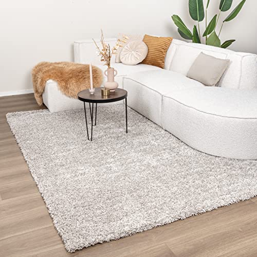 FRAAI Waschbarer Hochflor Teppich - Tidy Hellgrau 80x150cm - Polypropylen - Hochflor - Einfarbig - waschbar in Waschmaschine - Modern - Wohnzimmer, Esszimmer, Kinderzimmer, Schlafzimmer - Carpet von FRAAI | Home & Living